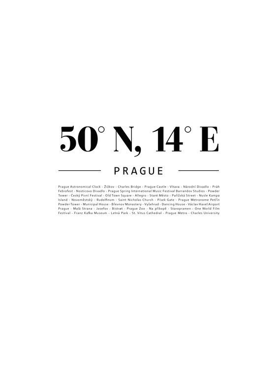 Photographie d'art coordinatesprague