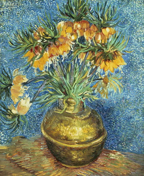 Obrazová reprodukce Crown Imperial Fritillaries in a Copper Vase, 1886