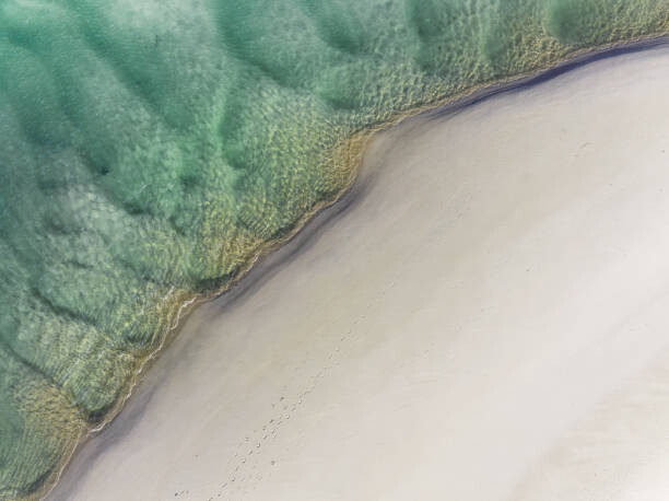 Fotografia Drone photo showing the edge of
