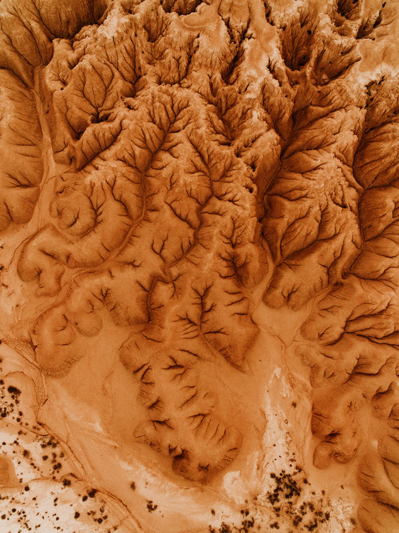 Художествена фотография Eroded desert in spain