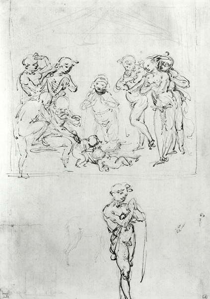 Obrazová reprodukce Figural Studies for the Adoration of the Magi