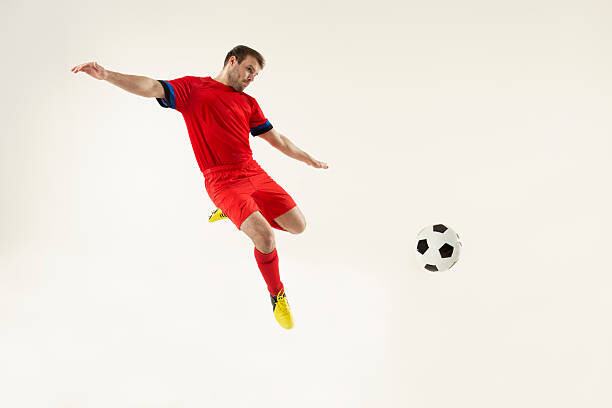 Kunstfotografi Flying Sports, Football 09