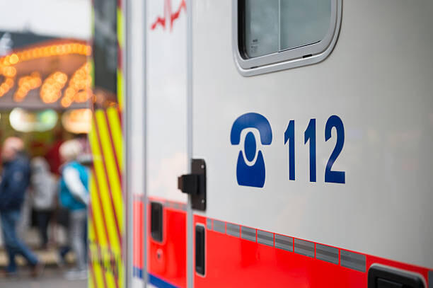 Umelecká fotografie Germany, German Red Cross, ambulance, emergency