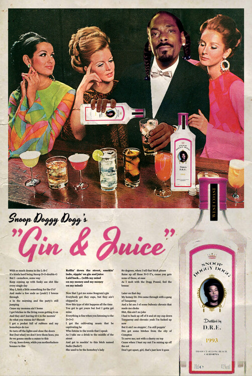 Poster, Bilde Gin and Juice Merchandise Europosters