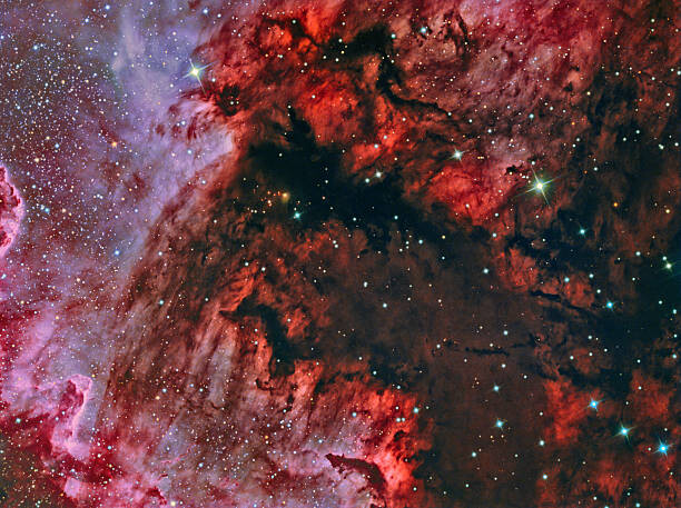 Umelecká fotografie Gulf of Mexico in the North America Nebula NGC7000