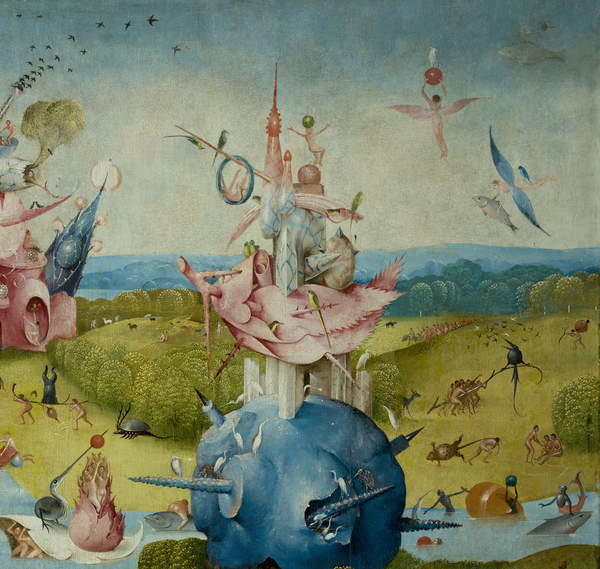 Hieronymus Bosch - Lysternes have | Reproduktioner af berømte |