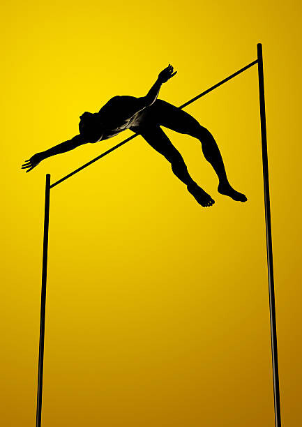 Umělecká fotografie High Jumper above the Pole