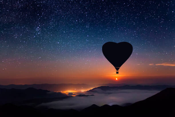 Kunstfotografi Hot air balloon in the shape