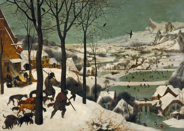 Kunstdruk Hunters in the Snow (Winter), 1565