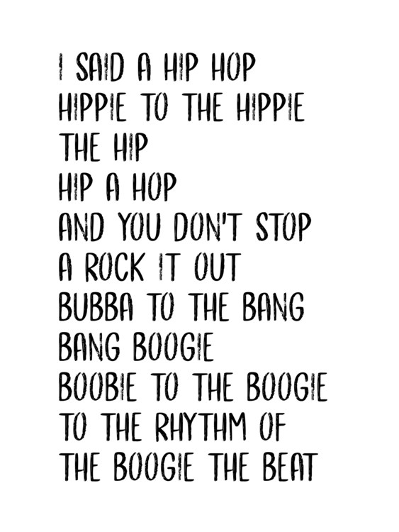 Photographie d'art i said a hip hop