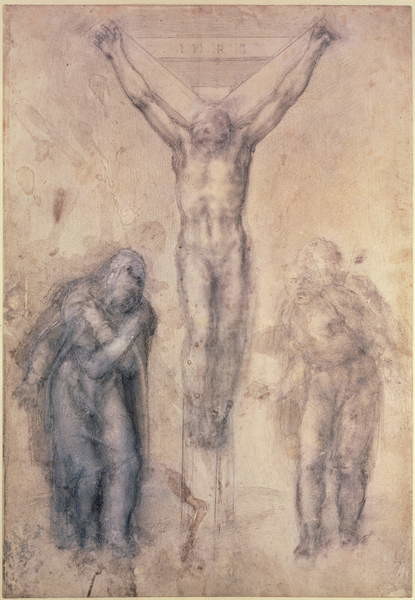 Obrazová reprodukce Inv.1895-9-15-509 Recto W.81 Study for a Crucifixion