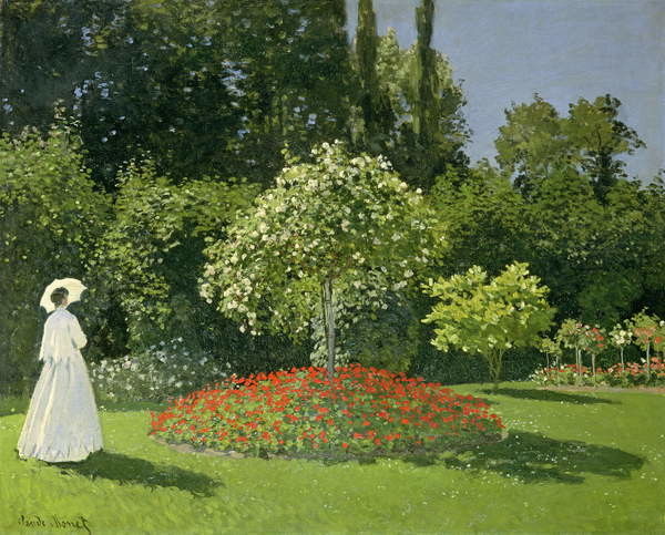 Obrazová reprodukce Jeanne Marie Lecadre in the Garden, 1866