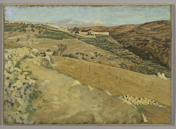 Obraz na plátně Jerusalem and Siloam, South Side