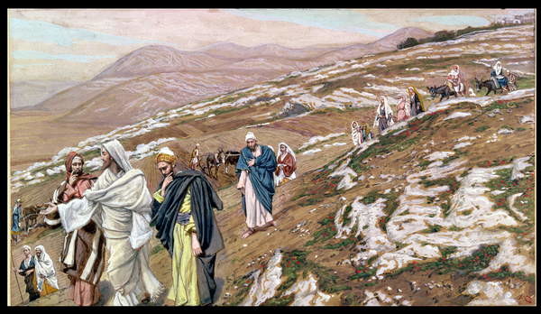 Obrazová reprodukce Jesus on his way to Galilee