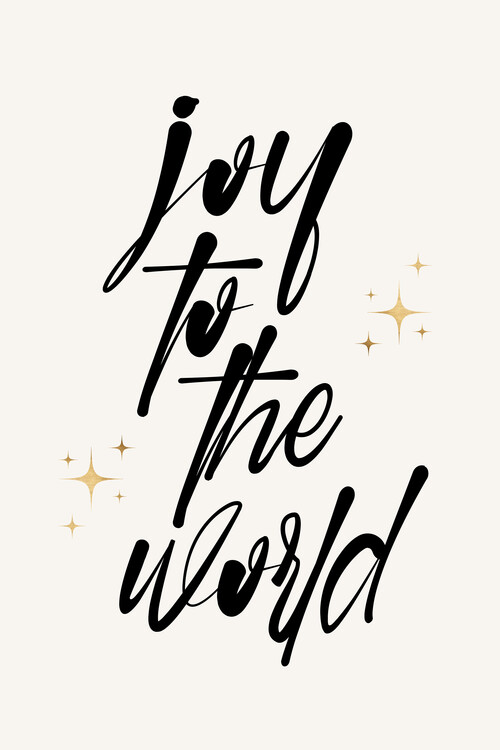 Leinwand Poster Joy To The World