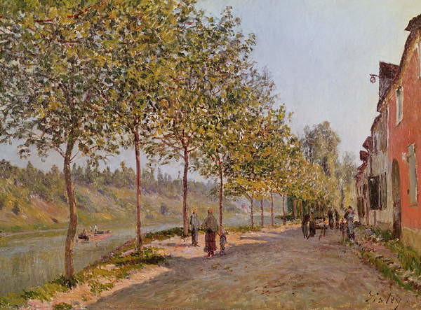 Obraz na plátně June Morning in Saint-Mammes, 1884