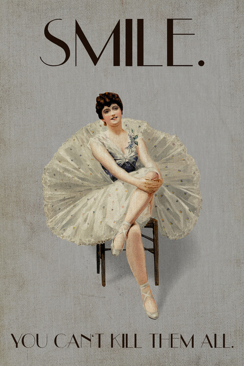 Illustrazione artistiche Keep Smiling Europosters