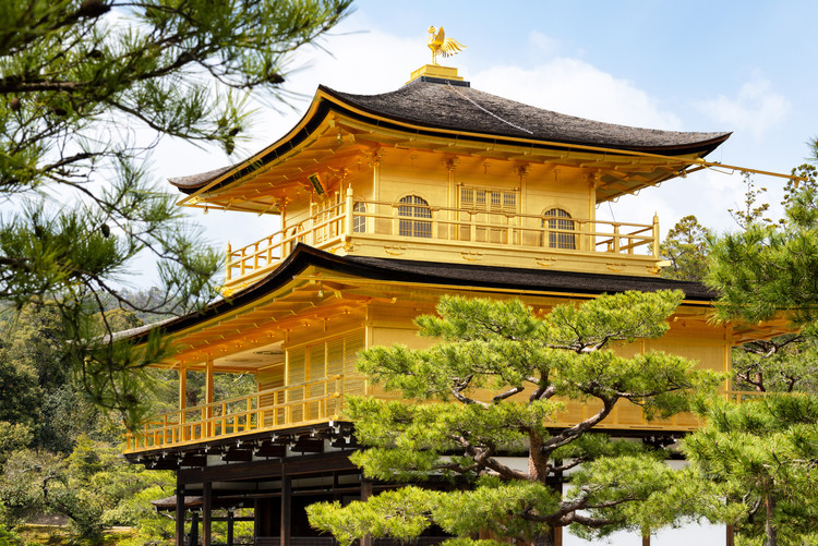 Arte fotográfico Kinkaku-Ji Golden Temple II