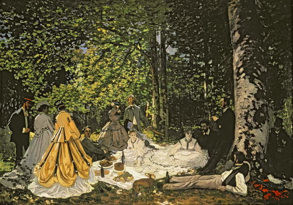 Obraz na plátně Luncheon on the Grass, 1865-66