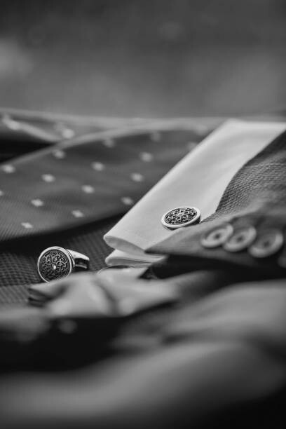 Umělecká fotografie luxury men's cufflinks