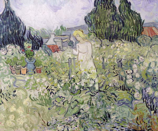 Obraz na plátně Mademoiselle Gachet in her garden at Auvers-sur-Oise
