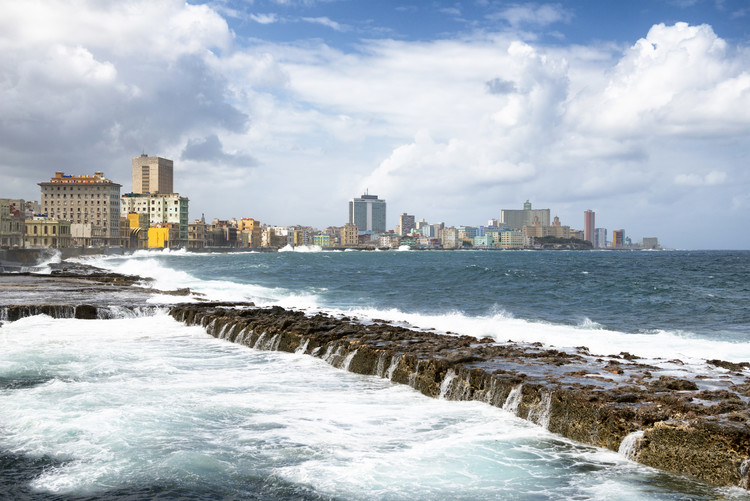 Photographie d'art Malecon Wall of Havana