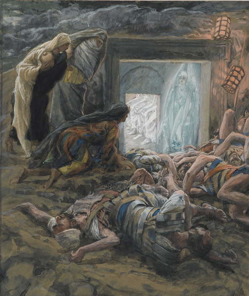 Obraz na plátně Mary Magdalene and the Holy Women at the Tomb