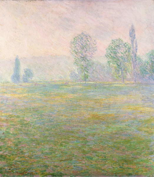 Obraz na plátně Meadows in Giverny, 1888