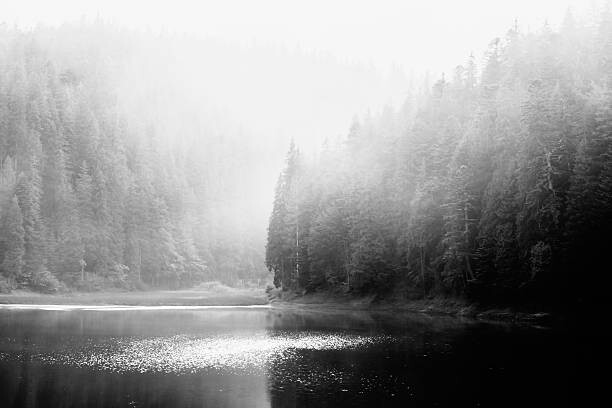 Umělecká fotografie Mountain lake