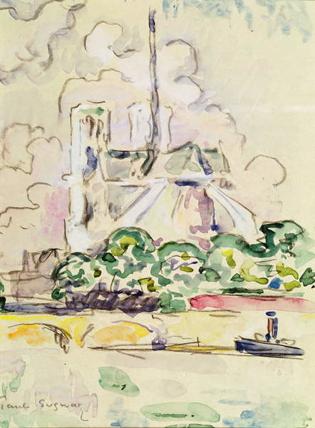Obraz na plátně Notre-Dame, 1925