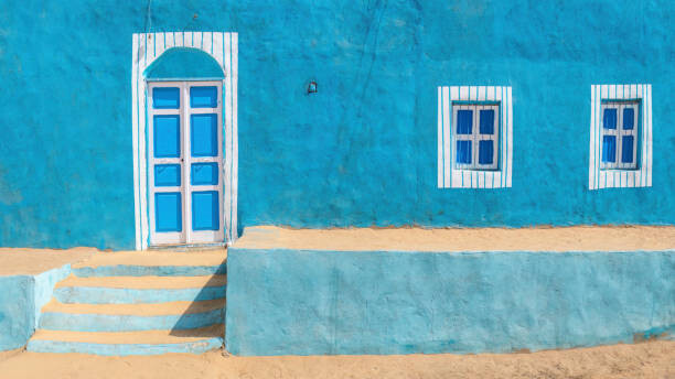 Művészeti fotózás Nubian Village, Aswan, Egypt.