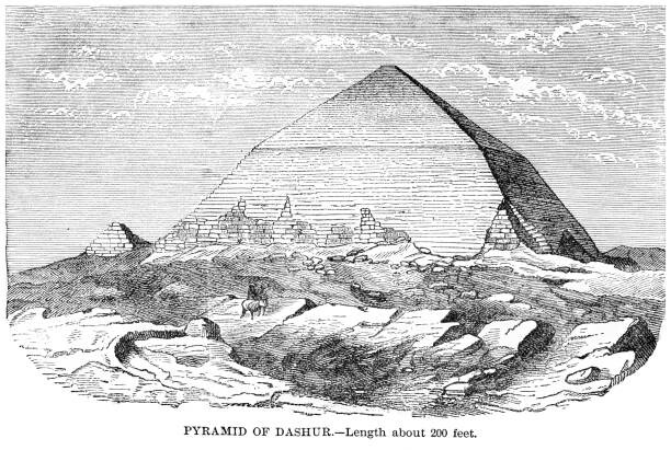 Kunstfotografi Old engraved illustration of Ancient Egyptian