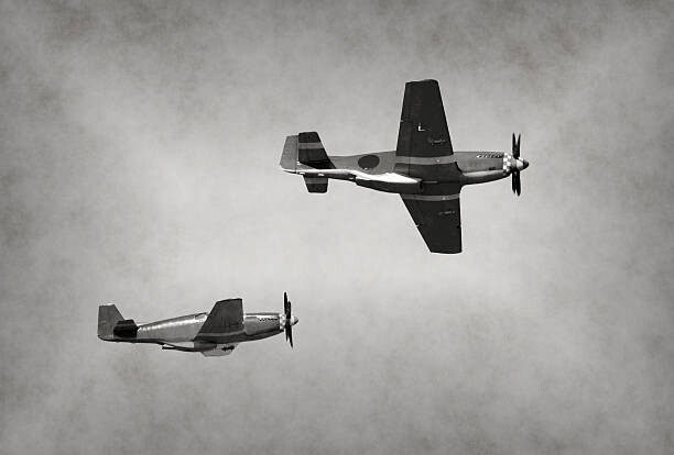 Umelecká fotografie Old fighter planes