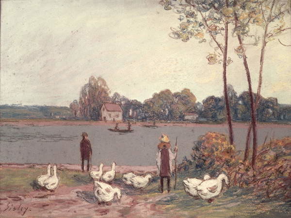 Obrazová reprodukce On the Banks of the Loing
