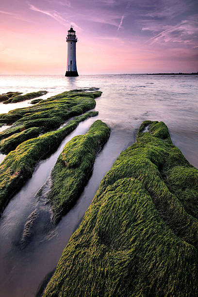 Umělecká fotografie Perch Rock lighthouse