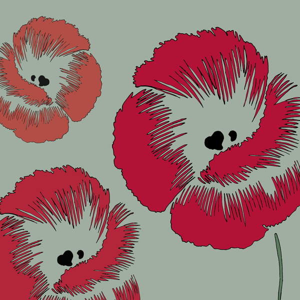 Obrazová reprodukce Picnic Poppy, 2005