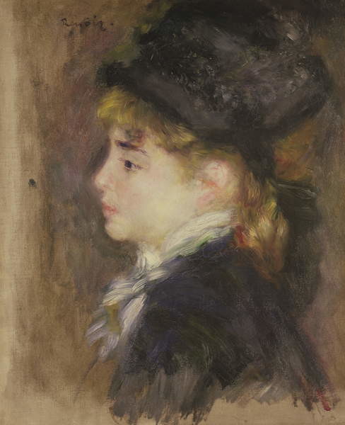 Obraz na plátně Portrait of a woman, possibly Margot, c.1876-78
