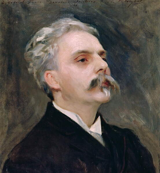 Obrazová reprodukce Portrait of Gabriel Faure (1845-1924)