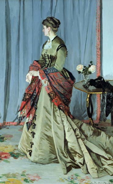 Obraz na plátně Portrait of Madame Louis Joachim Gaudibert, 1868