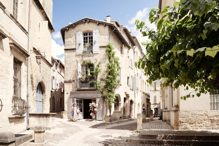 Arte fotográfico Provencal Street in Uzès