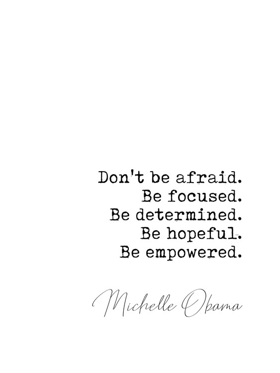 Wall Art Print | Quote Michelle Obama | Europosters