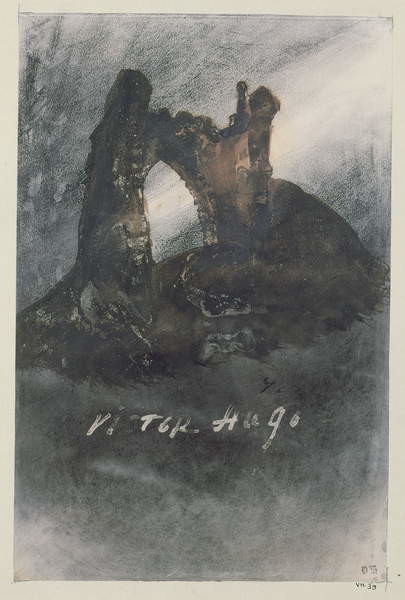 Obrazová reprodukce Ruins at Groz-Nez, Jersey, or The Arch