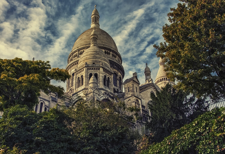 Umělecká fotografie Sacre Coeur Basilica