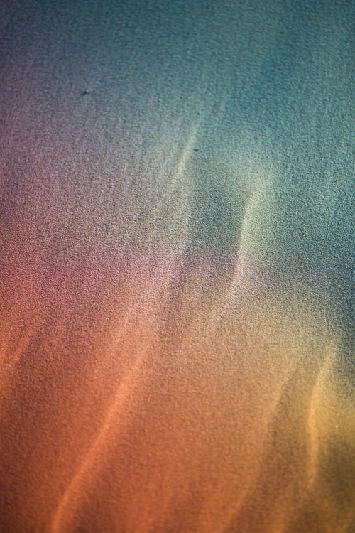 Umjetnička fotografija Sand with sun reflexions