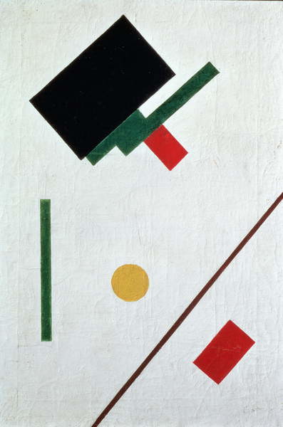 Leinwand Poster Suprematist Composition, 1915