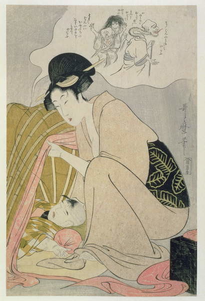 Obrazová reprodukce T H Riches 1913. Child having a Nightmare, c.1801