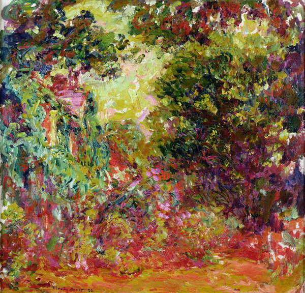 Obraz na plátně The Artist's House from the Rose Garden, 1922-24