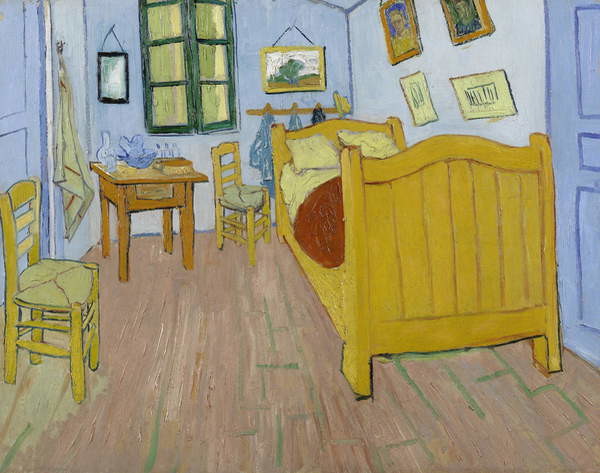 Umelecká tlač The Bedroom, 1888