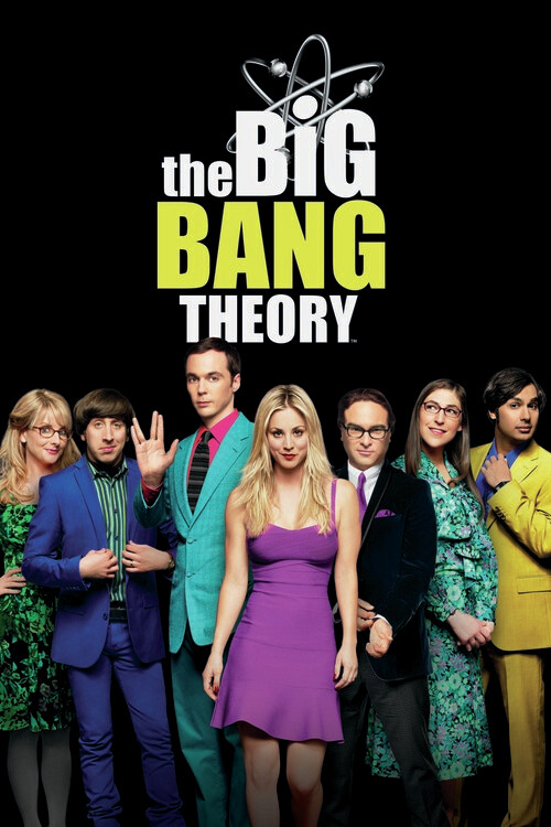 Poster Affiche The Big Bang Theory Équipe Cadeaux Et Merch Europosters 6260