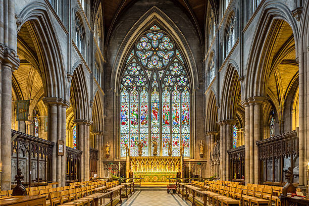 Kunstfotografie The choir of Ripon cathedral.